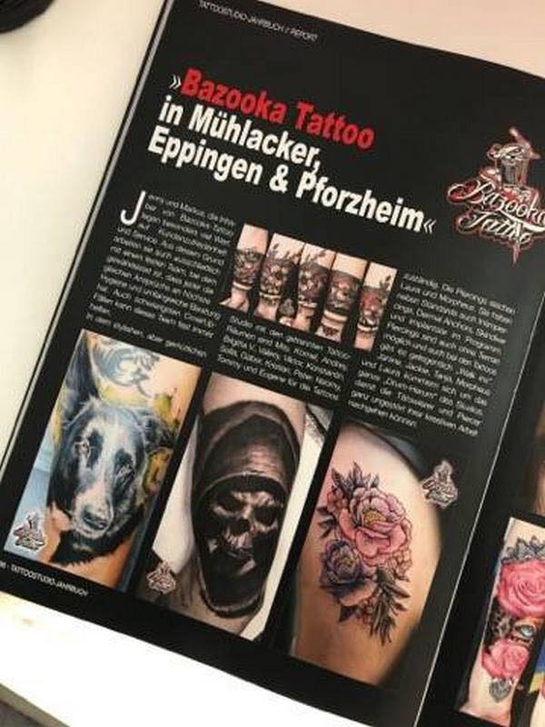 Bazooka Tattoo, Spitzen Tattoo Artist´s in Mühlacker und Eppingen